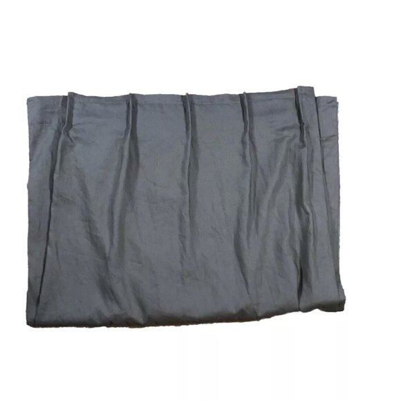 Set of 4 Custom Made Curtains Panels Pencil Pleat Drapes Gray Lined 106 Long - Picture 2 of 5